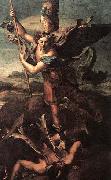 RAFFAELLO Sanzio, St Michael and the Satan